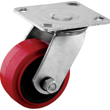 Heavy Duty Swivel Plate Polyurethane Caster Wheels